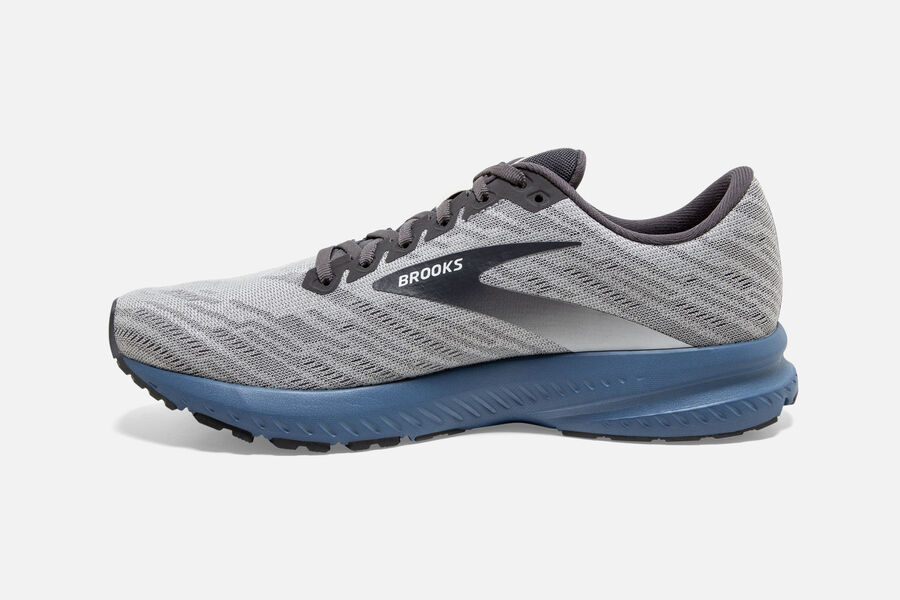 Brooks Launch 7 Road Running Shoes - Mens - Grey - EO6270894